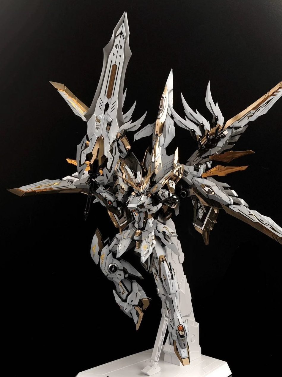 ZZA 1/100  MG XXXG-00YSW Blue Flame Snow White Gundam