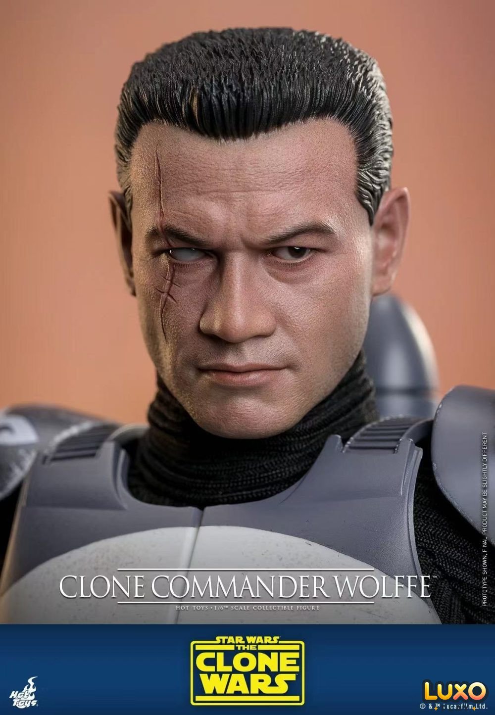 HotToys 1/6 TMS141 Star Wars: The Clone Wars Clone Commander Wolffe